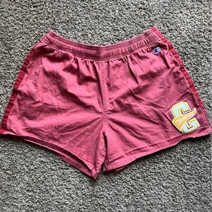 Vintage Champion Women's Athletic Shorts in Rose